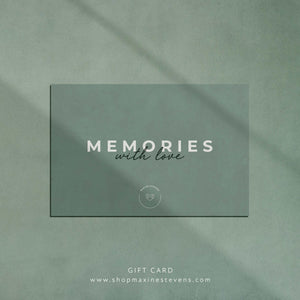 Gift Card | Memories